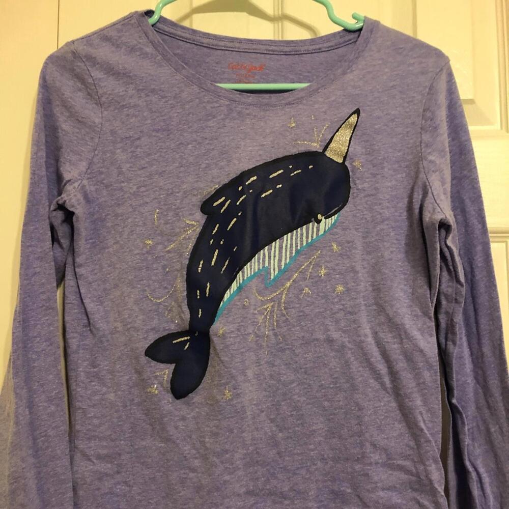 Cat &Jack Narwal long sleeve t-shirt
